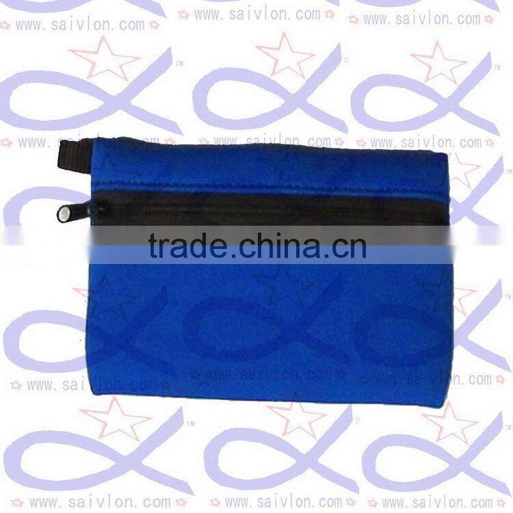 Best quality hot sale nylon zipper pencil pouch wholesale