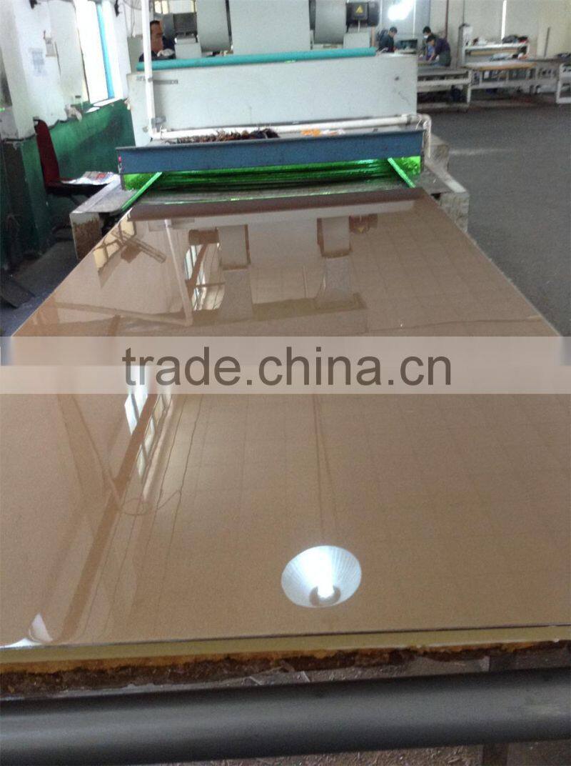 Metallic Color uv mdf board for kitchen cabinet ,furniture