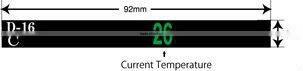 Color changing reversible label / Multiple use
