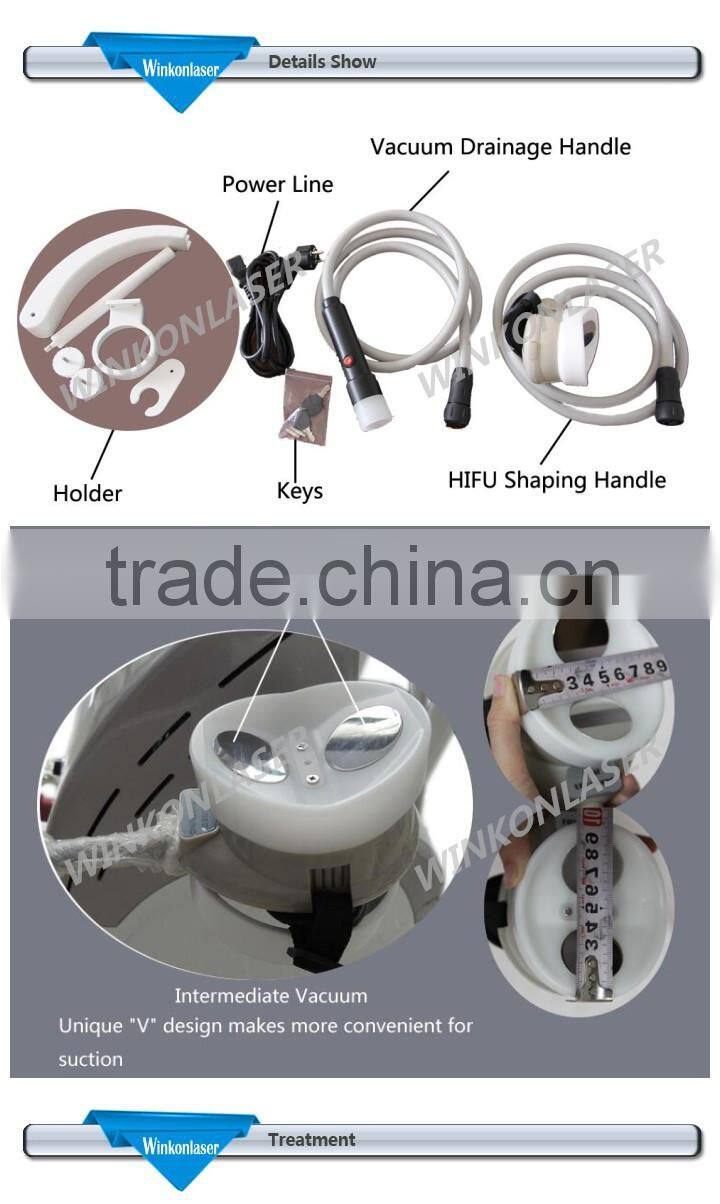 Factory price! best cellulite removal machine/ HIFU slimming beauty machine