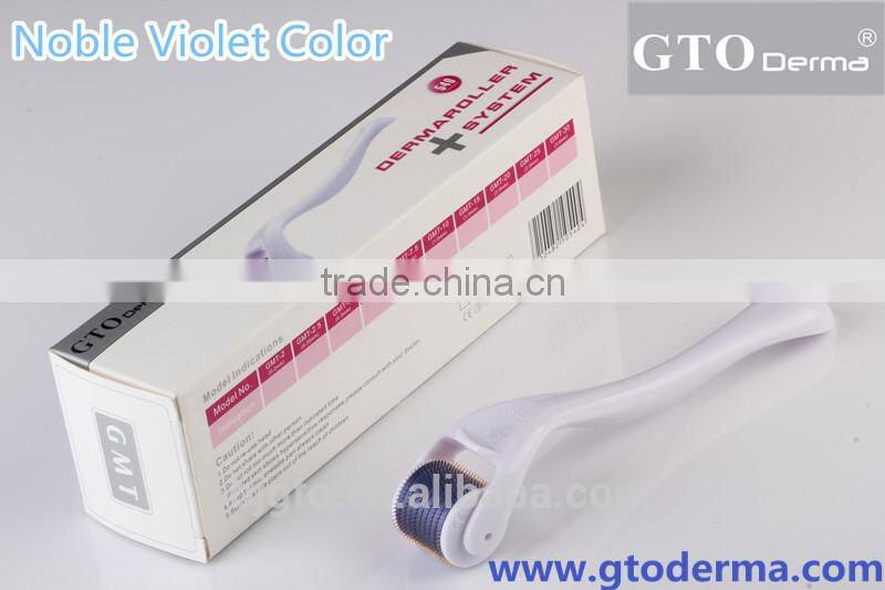 GTO 2014New GMT 540needles micro needle derma roller with blue violet head