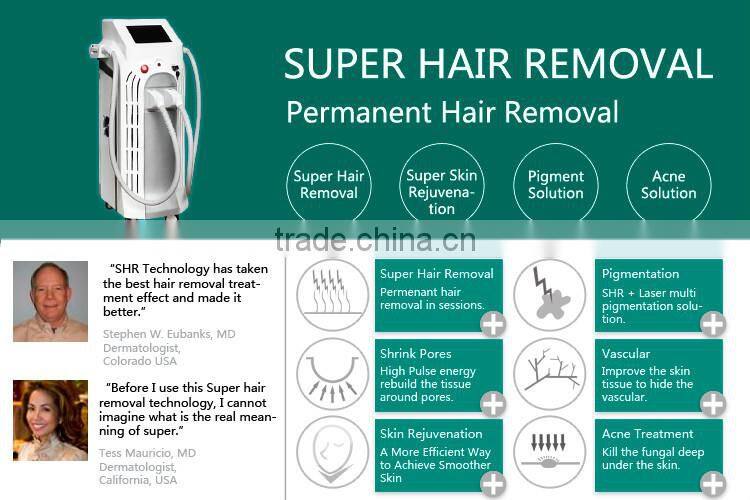 OPT SHR Hair Removal beauty equipment and for spider veins removal
