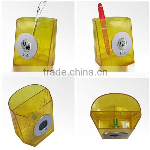 Cheap Water Powered Clock with pen holder