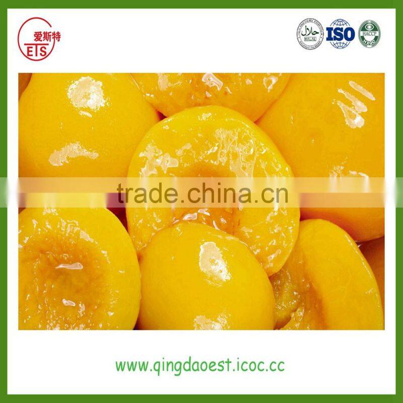 Hot sale 820g/tin Chinese canned yellow peach on sale
