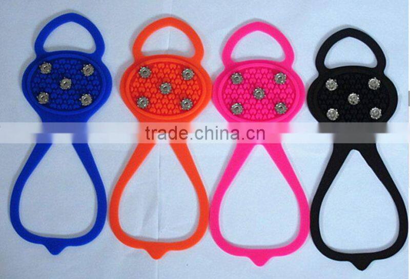 Snow crampons silicone ice traction crampons for shoe covers