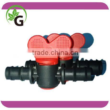 Irrigation plastic coupling mini valve 16mm and 20mm diameter