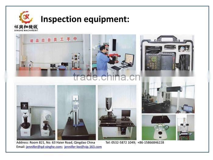 CNC machining center bevel gear spur gear spline shaft with nitriding finish