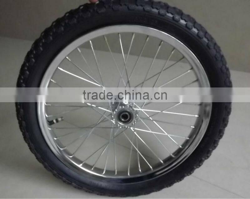 plastic garden cart wheel 16"x 2.125"