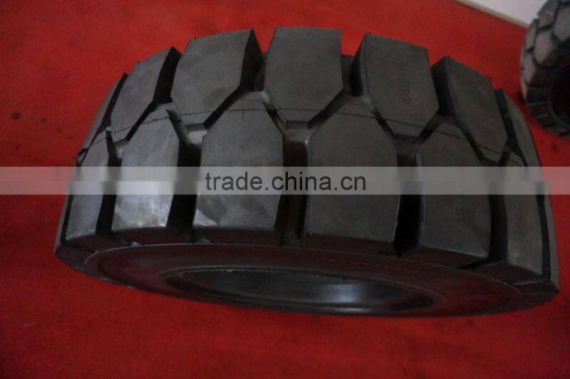 China high quality cheap forklift solid tire 300-15