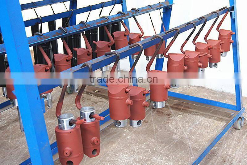China supplier nonstandard customized small portable single acting welded hydraulic cylinder