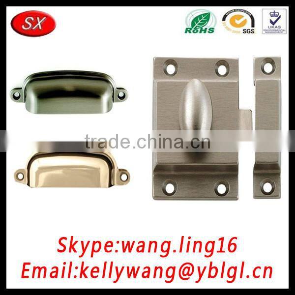 Alibaba China Supplier Custom Stainless Steel/Brass/Aluminum CNC Turned Furniture Spare Parts For Door Window