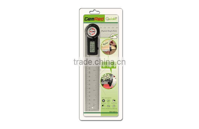 stainless steel blade 2&1 Digital Angle scale Ruler