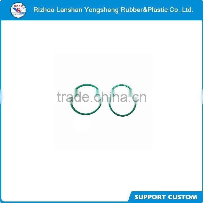 high quality green different sizes viton o- ring factory supplier