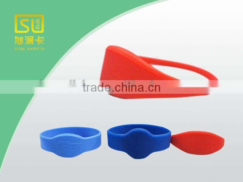 Colorful waterproof PVC wristband for SPA Hotel