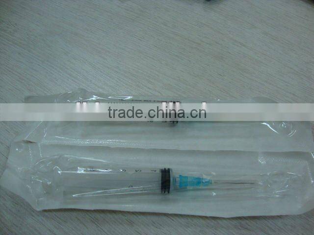 Disposable syringe with CE and ISO