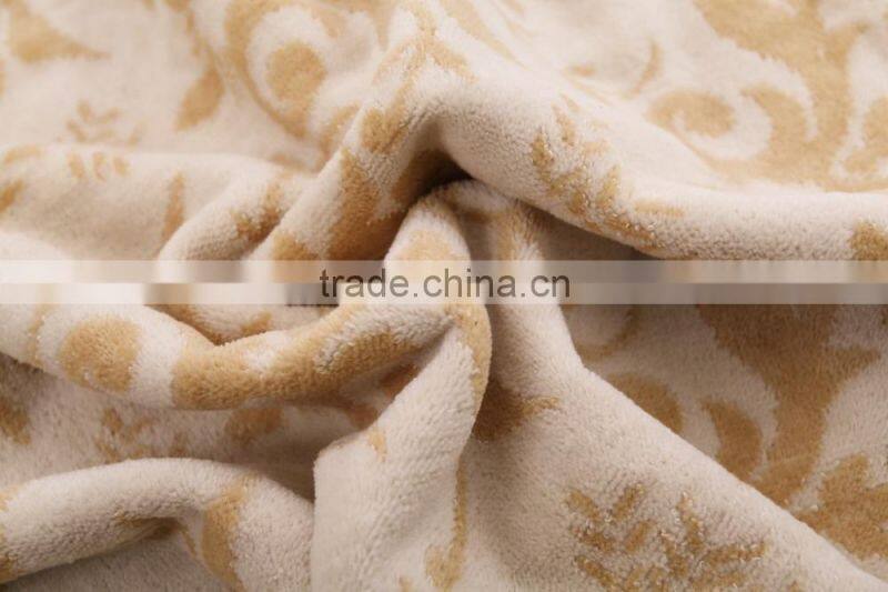 high quality cotton towel bath set with wreath pattern