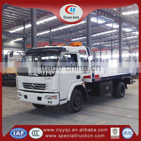 DFAC 4X2 dlk flat wrecker towing truck for sale