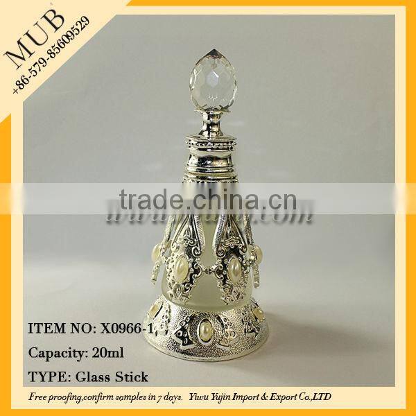 OEM Metal Perfume Bottle For Arabic gorgeous mini design oil bottle