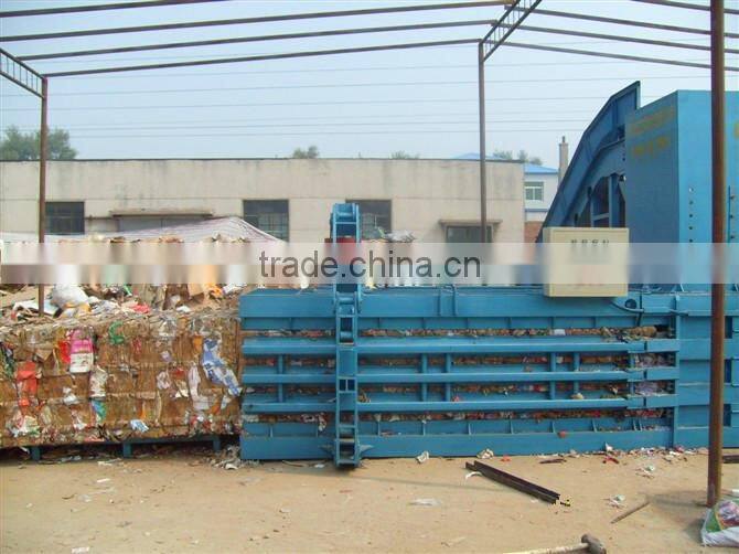 Hydraulic horizontal semi-automatic waste paper baler machine, bailing press machine XS2-100T