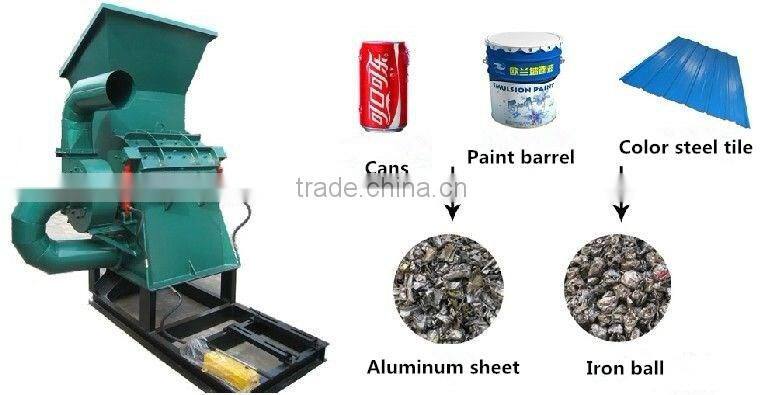 Aluminum cans crusher for crushing scrap coke cans