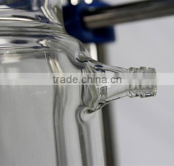 2014 latest 1L 100L chemical glass reactor equipment