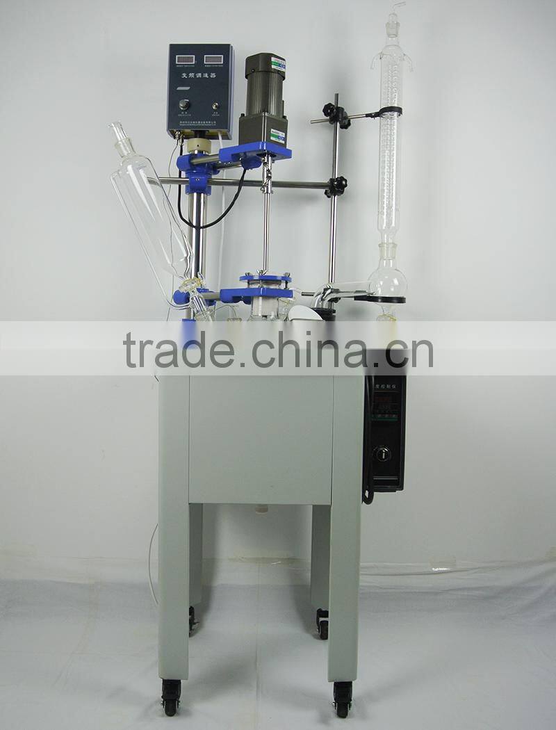 Lastest Design Single Layer Chemical Process Batch Glass Reactors