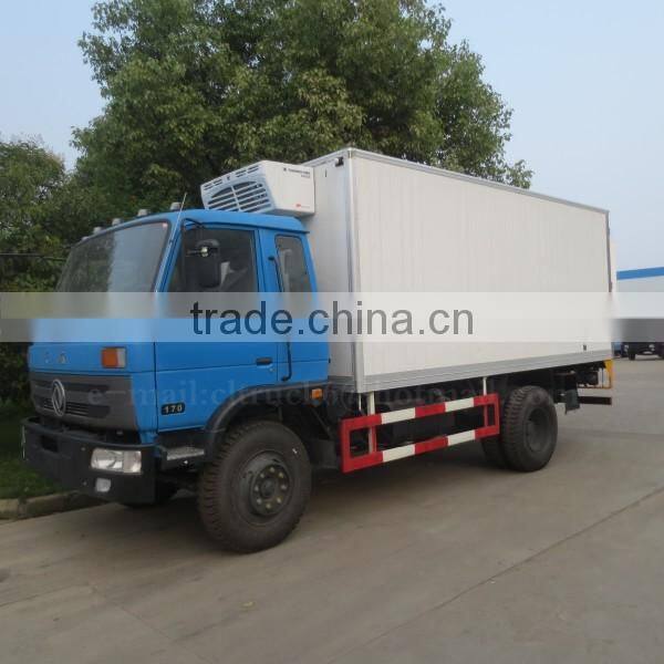 170hp 4*2 DONGFENG 10ton Refrigeration Box Truck