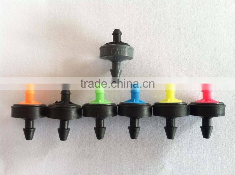 plastic pressure compensate dripper high quality drip irrigation for garden agricultural system