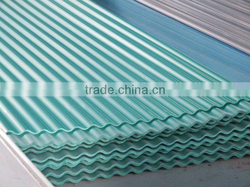 PC tinted plastic roofing galvanized corrugated sheet