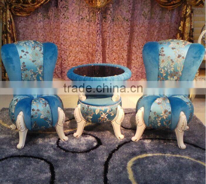 BISINI Classic Solid Wood with Fabric Chair, Elegant Designed Living Room Set, Leisure Table and Chairs Set (BF01-X1199)