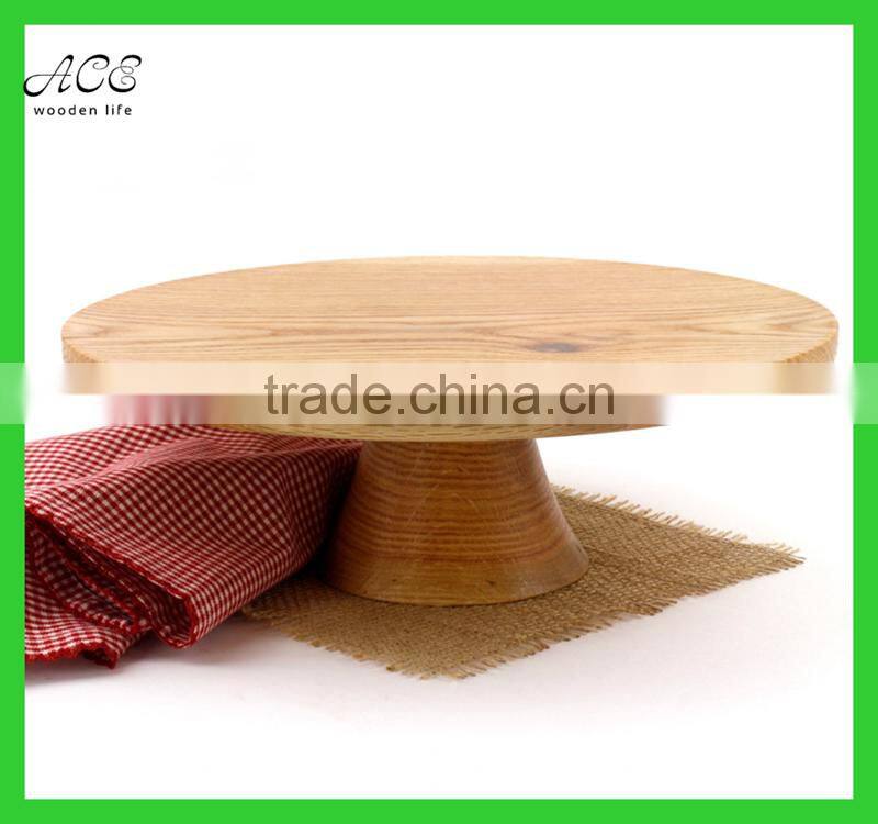 High quality painted FDA grade wooden cake stand
