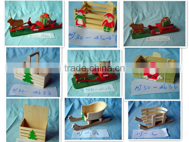 Wooden Christmas Craft Manufacturer Wholesale for Christmas Gift