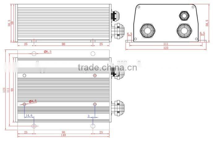 24V-60V,240A, AC Induction Motor Speed Controller