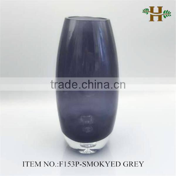 hand blown bubble bottom glass vase for flower arrangements