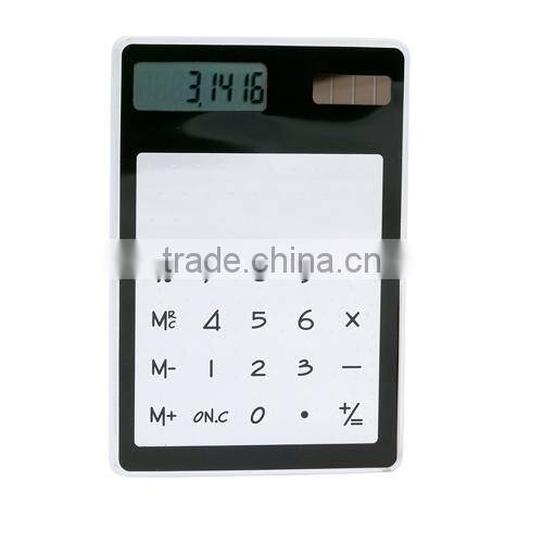 Hot colorful touch screen plastic calculator for business gift