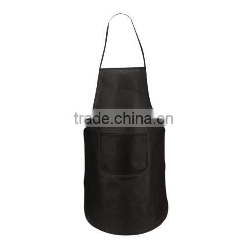 non-woven kitchen apron with front pocket as promotion