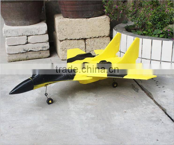 SU27/QJ15 Model Airplane, 2.4G Radio Control Toy Fighter, RC Stunt Flying Aircraft With LED Flashing Tape