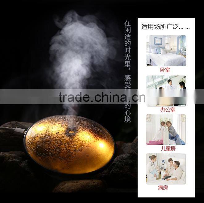 2017 New Arrival Moon Mist Air Humidifier, Creative Moon Shape Design Mini USB Aromatherapy Night Light Air Humidifier