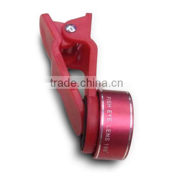Universal Clip-on 3 in 1 Fisheye Wide Angle Micro Camera Lens for mobile phone