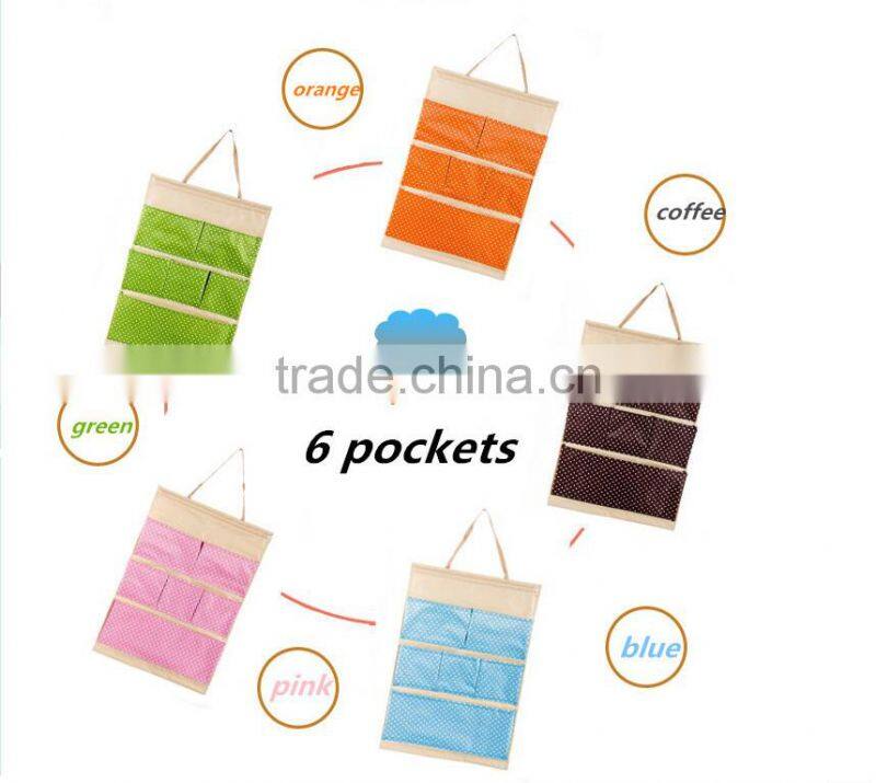 Foldable hanging wall storage pocket storage organizer oxford various styles