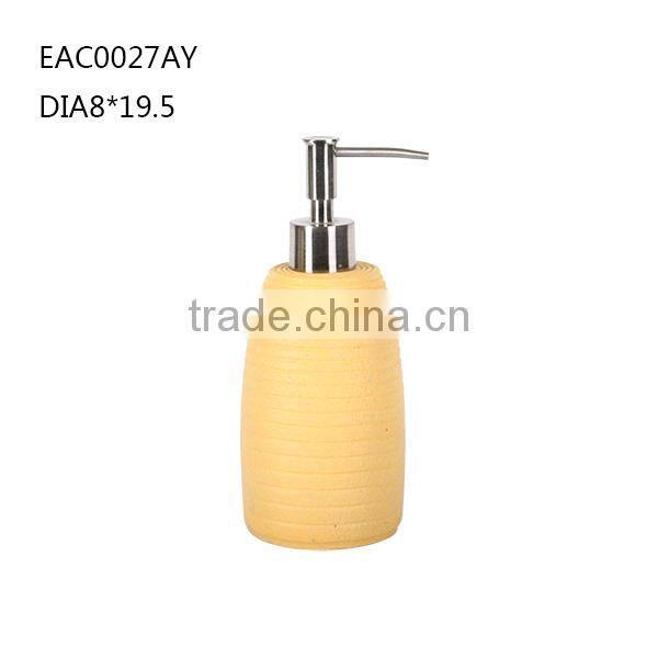 2015 new products cement bath decor Kingfisher bathroom sets with lotion dispenser for promotion