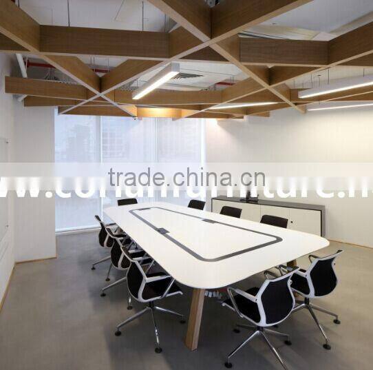 Special design Luxury boardroom corian conference table specifications office executive meeting table