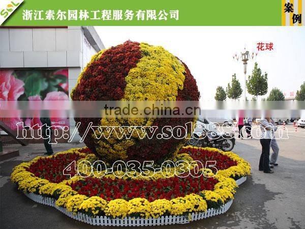 Festival decoration type large flower ball planter