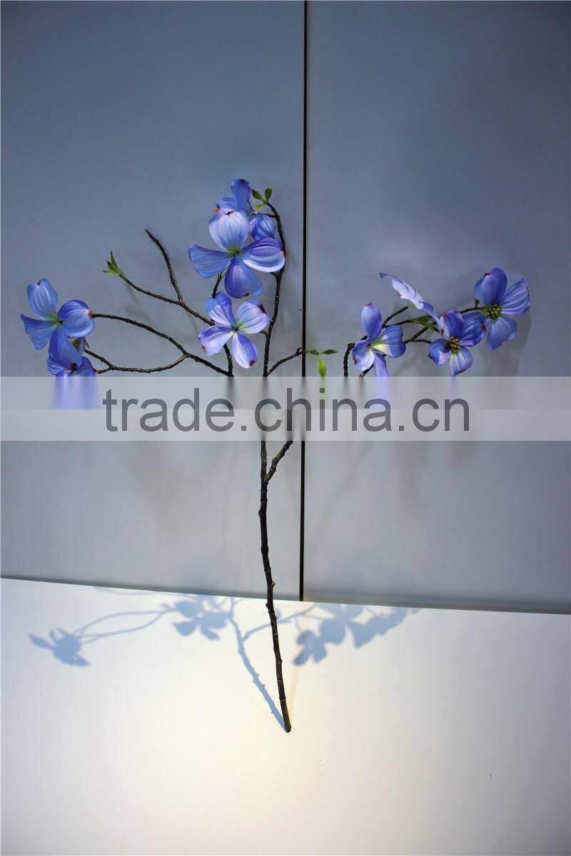 Home garden decoration 70cm hight blue cornus chrysanthemum wedding flower EHMF03 0404