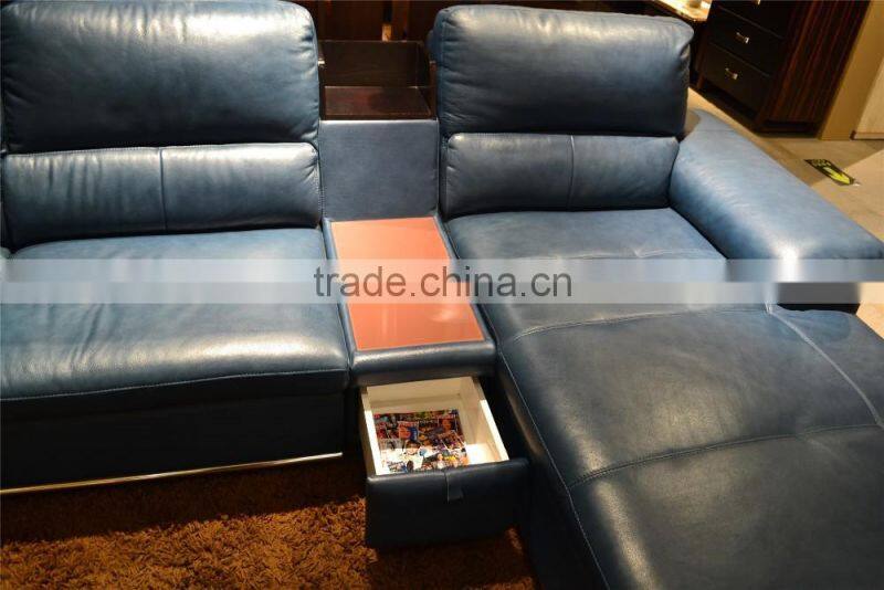 Italy design made in China leather sofa TU-S1547