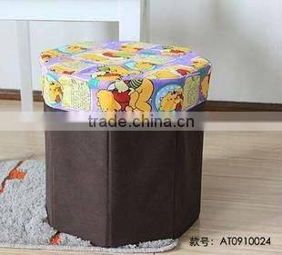 multi-function folded storage box stool