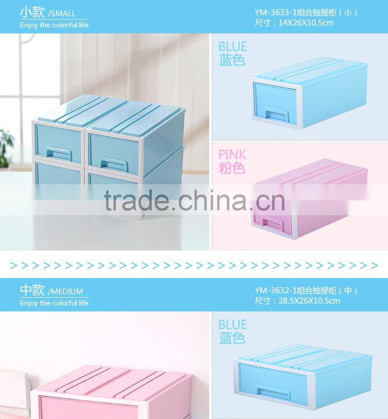 emc Plastic drawer for house, plastic storage drawer with tiers