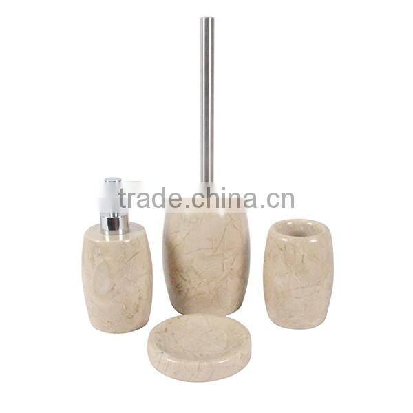 Wholesale bule Color inside painting Modern Bathroom Sets 4 piece Bathroom Accessorries Sets