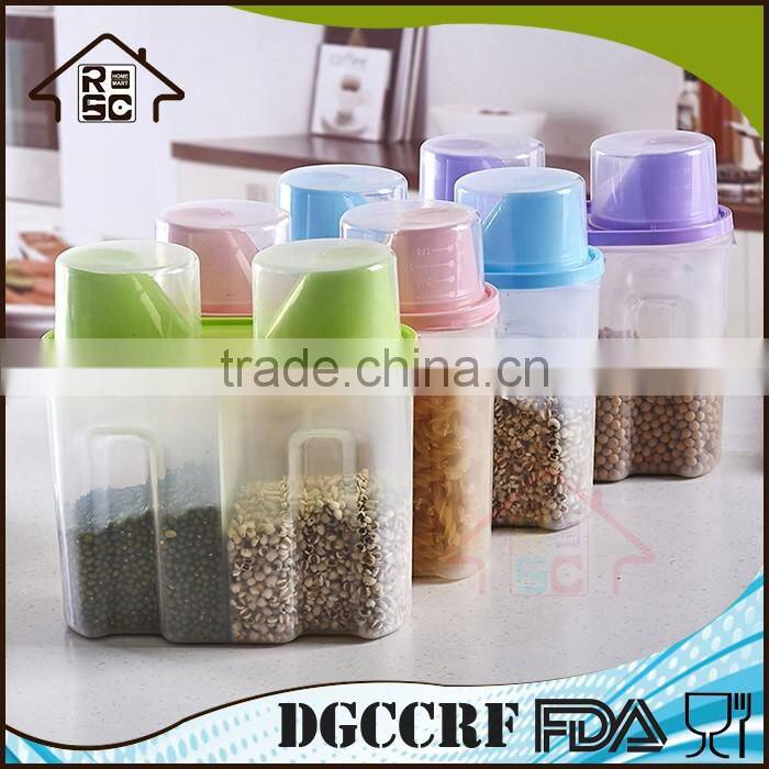 NBRSC Plastic Dry Dried Food Cereal Grain Dispenser Rice Storage Container Box