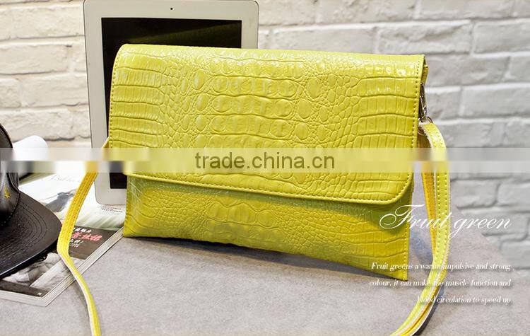 latest woman bag fashion colors bag pu handbag